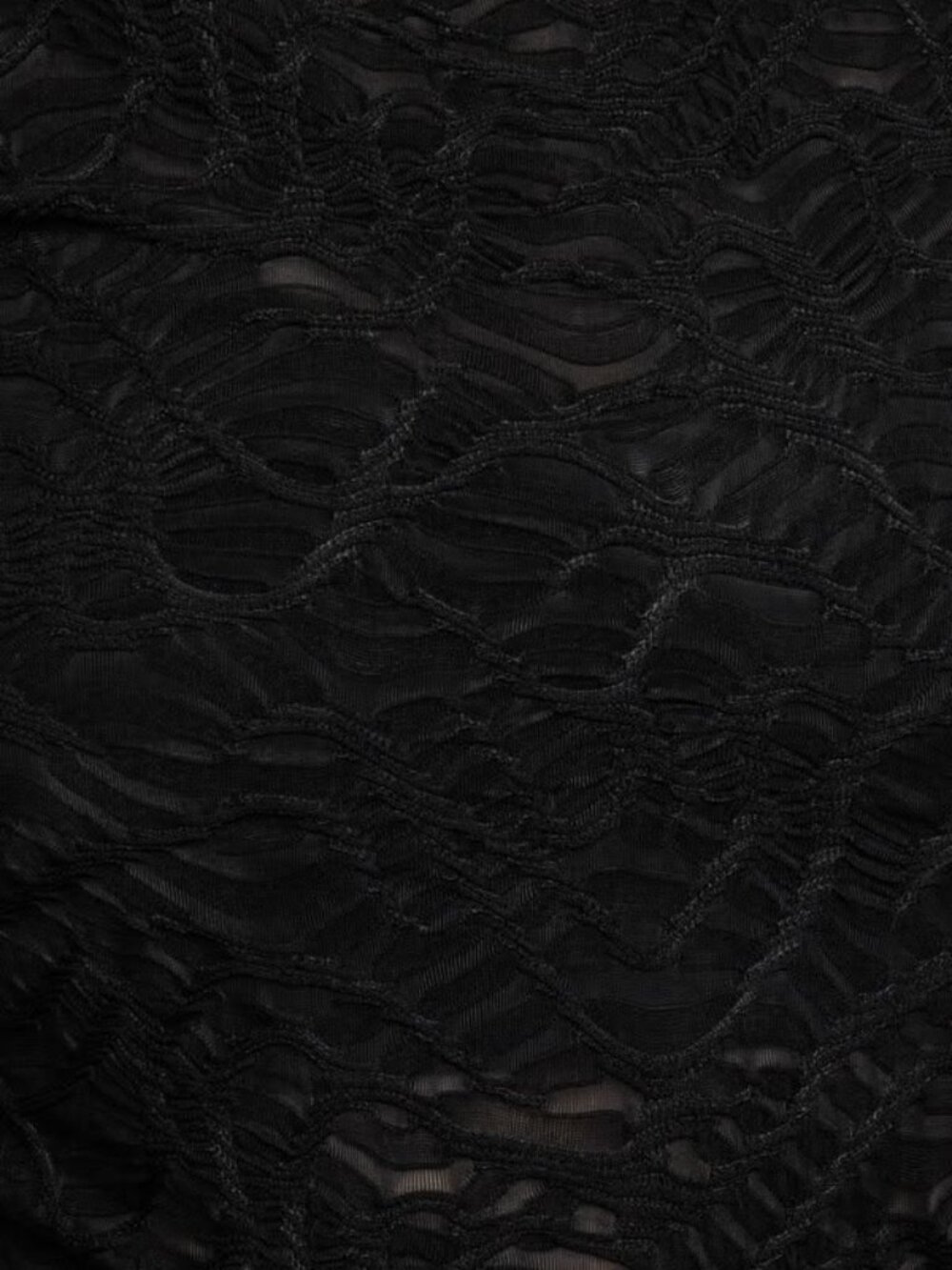 DISTURBIA Reinette textured flute sleeve top - Picture 5 of 9
